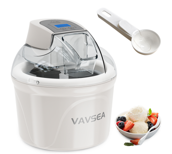 1 VAVSEA 1.5 Qt Ice Cream Maker with Scoop