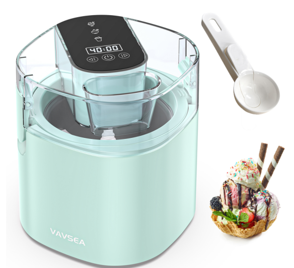 VAVSEA 1.6 Qt Ice Cream Maker with Scoop