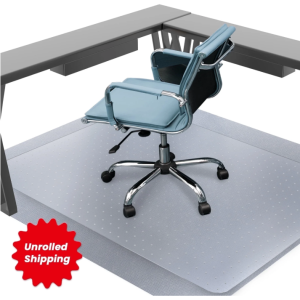 1 VAVSEA Office Chair Mat for Carpet Floor, Computer Desk Chair Mat for Low Pile Carpet, 36" x 48" Heavy Duty Polycarbonate Clear Floor Mat for Home Office
