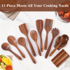 3 VAVSEA 11 Pcs Wooden Spoons for Cooking