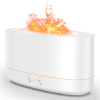 1 VAVSEA Essential Oil Diffuser, 7 Color Flame Diffuser Humidifier, Time Setting for Home, Room, White