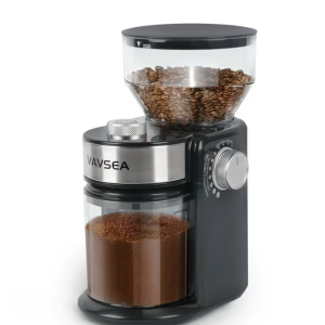 1 VAVSEA Burr Coffee Grinder, Electric Coffee Bean Grinder with 18 Precise Grind Settings, 3-18 Cup, for Espresso/Drip/Pour over/Cold Brew/French Press