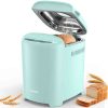 1 VAVSEA Bread Maker, 2LB Automatic Bread Machine with Gluten-Free, Dough, Cake Setting, Nonstick Ceramic Pan for Homemade Bread, Green