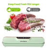 VAVSEA Vacuum Sealer, 62Kpa Food Sealer Machines with 4 Modes, Dry/Draw/Seal/Vac and 10Pcs Bags Starter Kit for Dry & Moist Food Storage Sous Vide for Kitchen, Green
