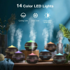 VAVSEA 500ML Essential Oil Diffuser, Aromatherapy Diffuser for Large Bedroom with Remote Control, 7 Colors Light Humidifier for Home with 3 Timer, Wood Grain