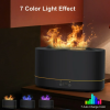 3 VAVSEA Essential Oil Diffuser, 7 Color Flame Diffuser Humidifier, 200ml Time Setting for Home, Room, Black